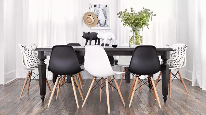 Krzesło nowoczesne w kolorze białym Currio